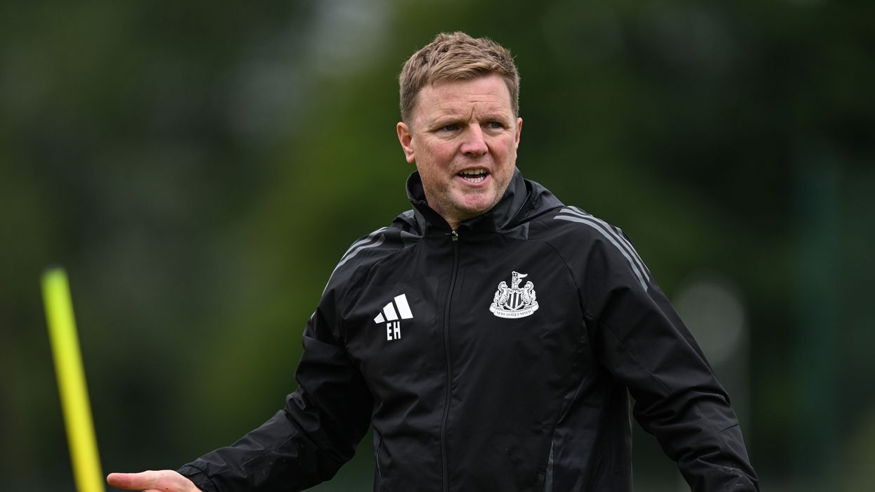 Eddie Howe is currently happy at Newcastle
