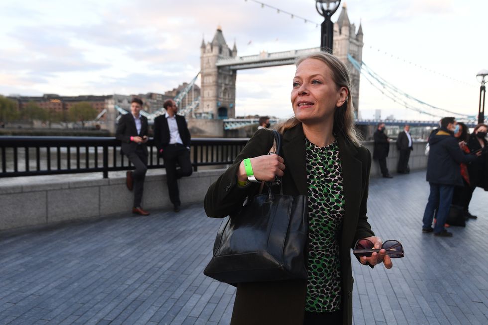 Eddie Izzard arriving for the London premiere of Moonage Daydream at the BFI Imax Waterloo in London