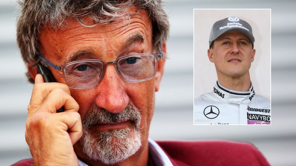 Eddie Jordan Michael Schumacher