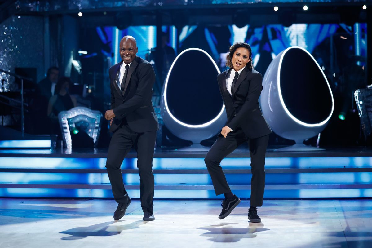 Eddie Kadi and Karen Hauer