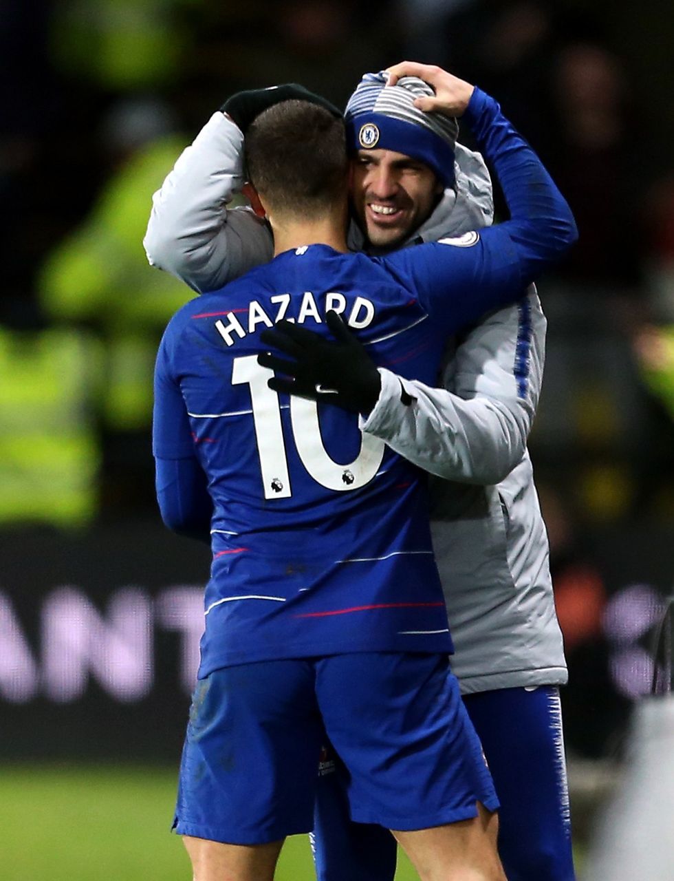 Eden Hazard Cesc Fabregas