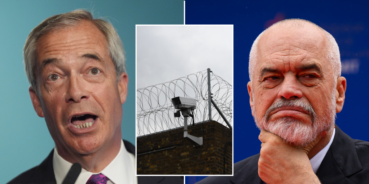 NextImg:Albanian PM promises to take back every criminal if Nigel Farage is right about prison population