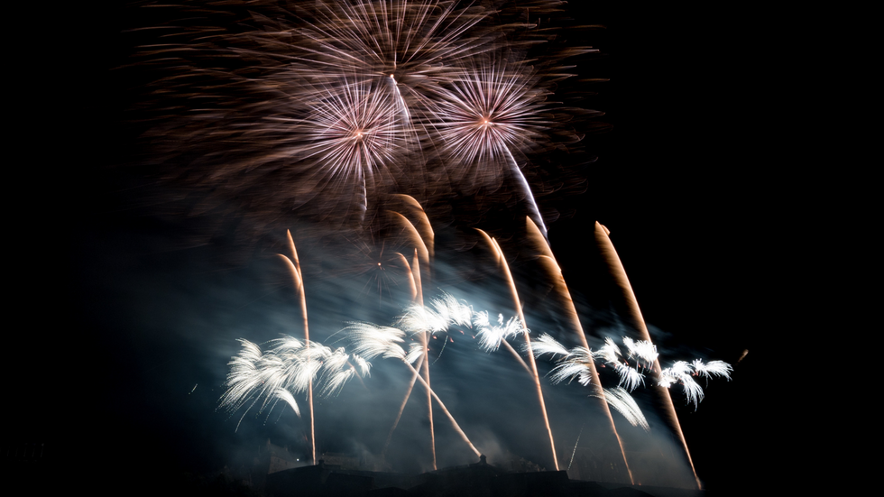 Edinburgh fireworks