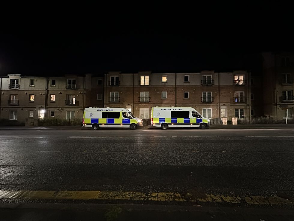 Edinburgh police vans in 2022, Niddrie
