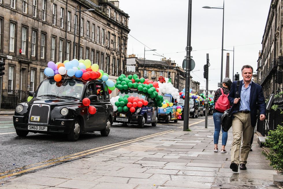 Edinburgh taxi outing
