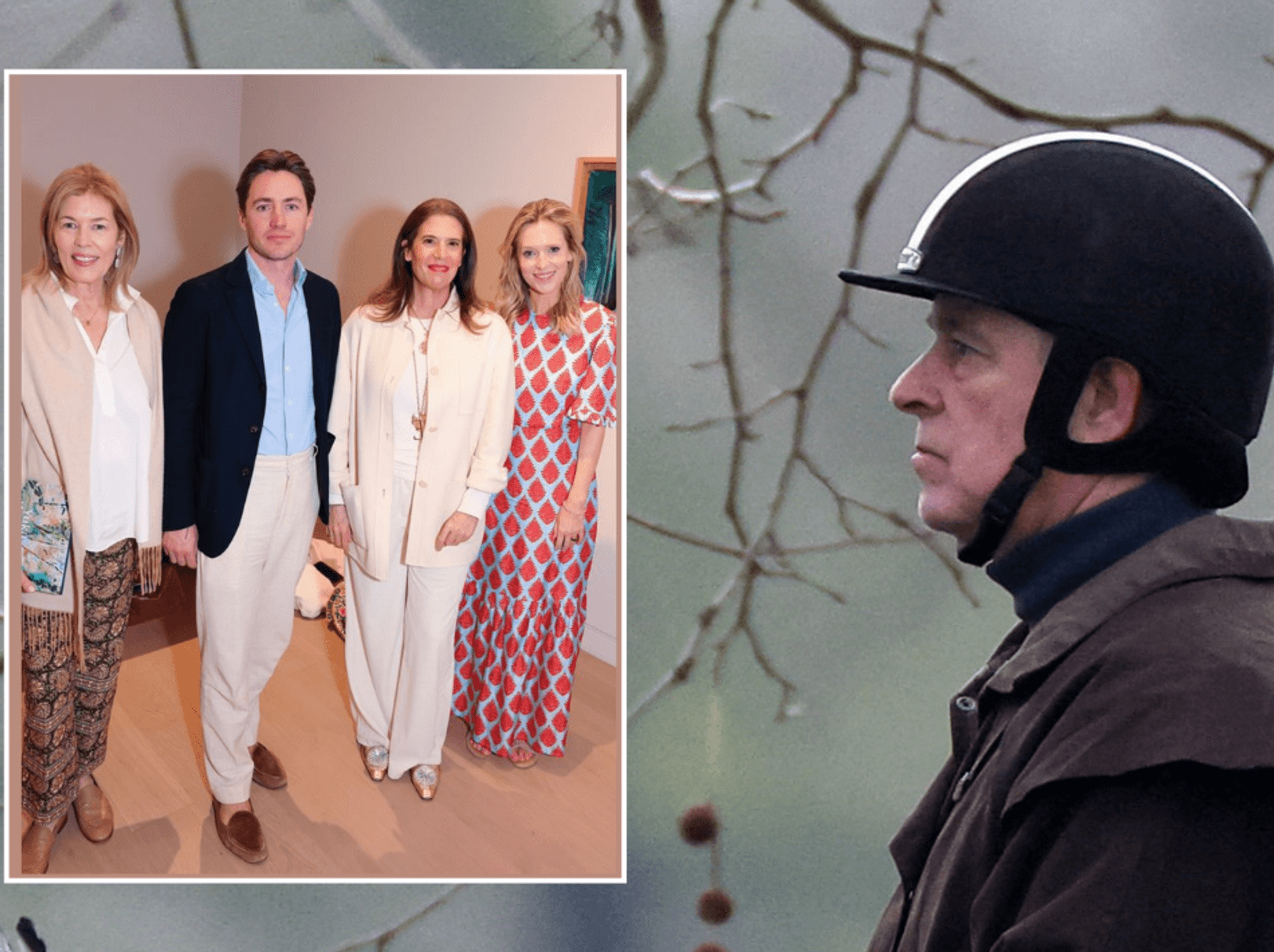 Edoardo Mapelli Mozzi and Andrew Mountbatten-Windsor