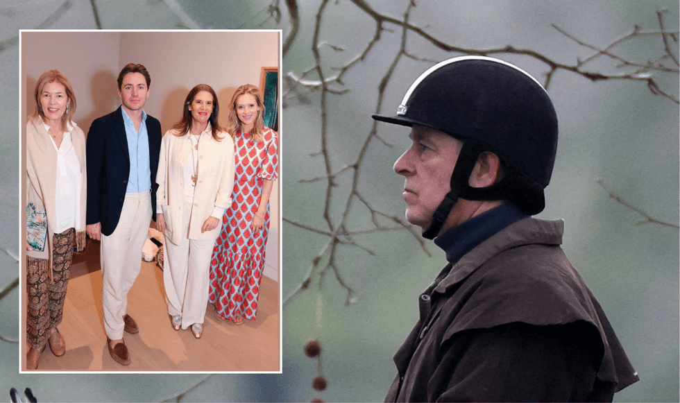 Edoardo Mapelli Mozzi and Andrew Mountbatten-Windsor