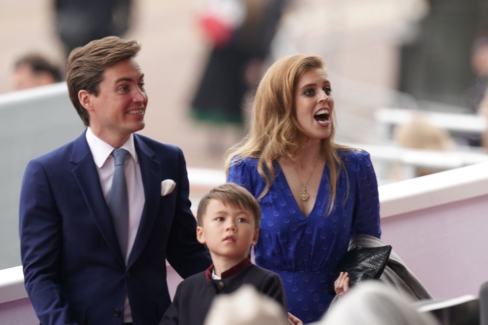 Edoardo Mapelli Mozzi, Christopher Wolf and Princess Beatrice