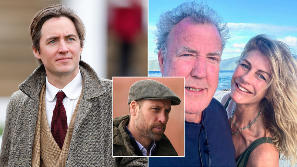 Edoardo Mapelli Mozzi, Prince William, Jeremy Clarkson and Lisa Hogan