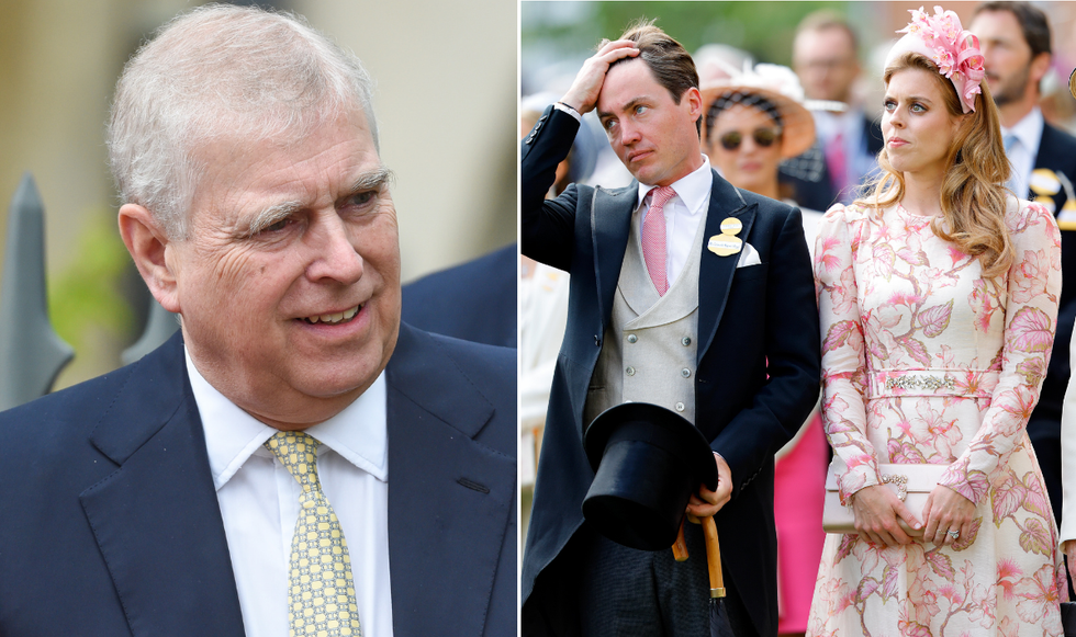 Edoardo Mapelli Mozzi, Princess Beatrice and Prince Andrew