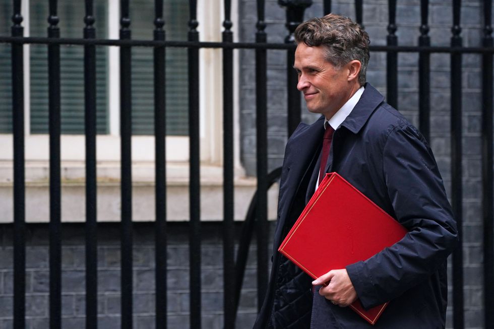 Education Secretary Gavin Williamson arrives in Downing Street.