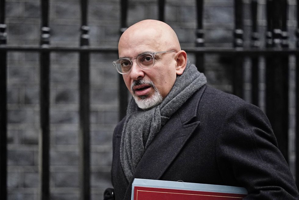 Education Secretary Nadhim Zahawi arrives in Downing Street, London, ahead of the government's weekly Cabinet meeting. Picture date: Tuesday December 7, 2021.