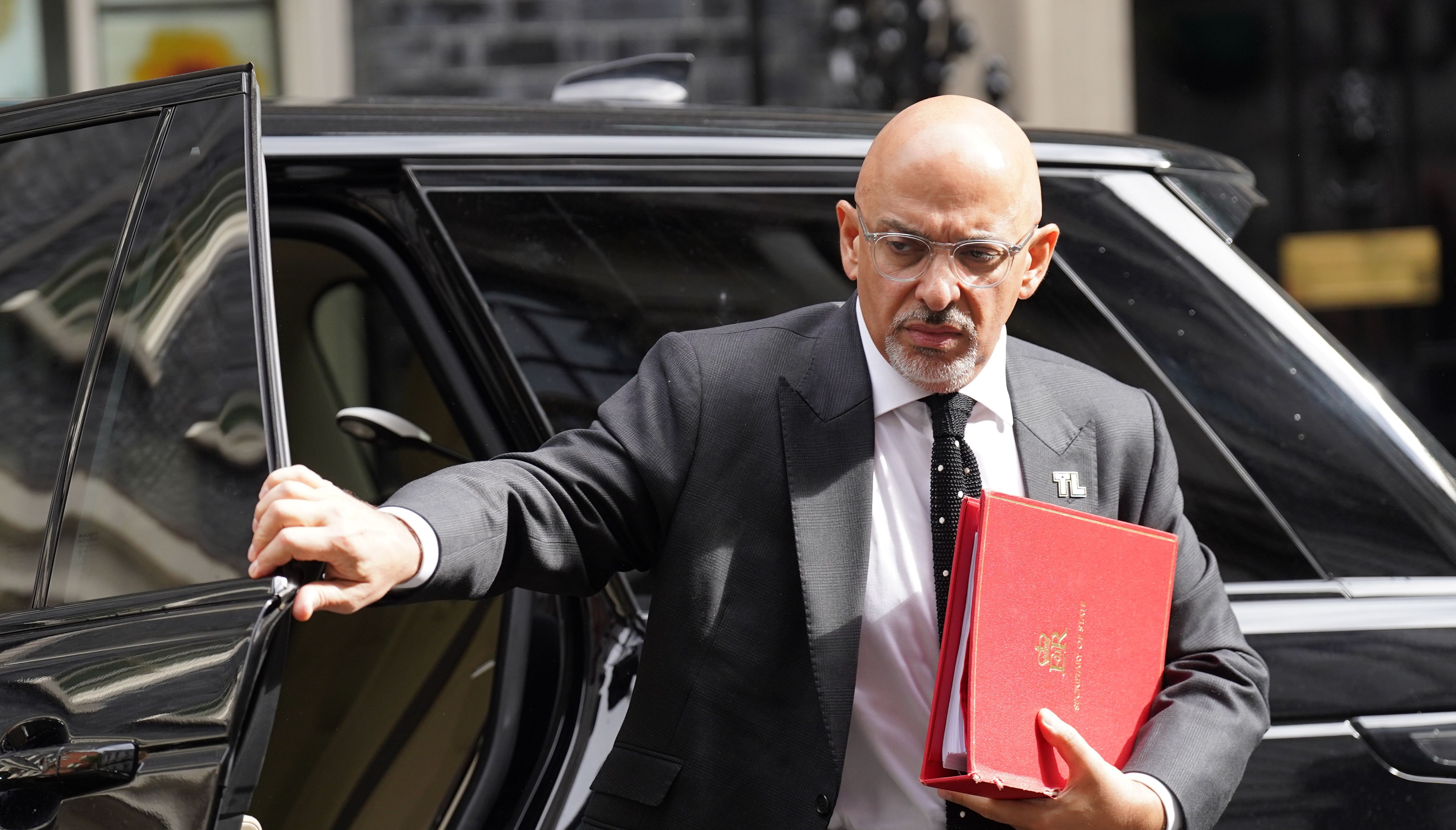 Education Secretary Nadhim Zahawi arriving in Downing Street, London, for a Cabinet meeting. Picture date: Tuesday May 24, 2022.