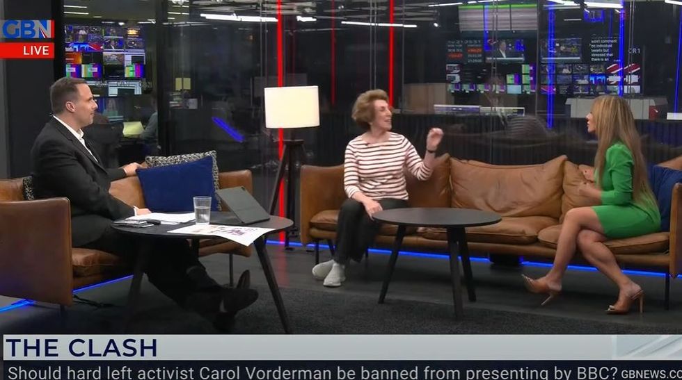 Edwina Currie and Narinder Kaur clashed