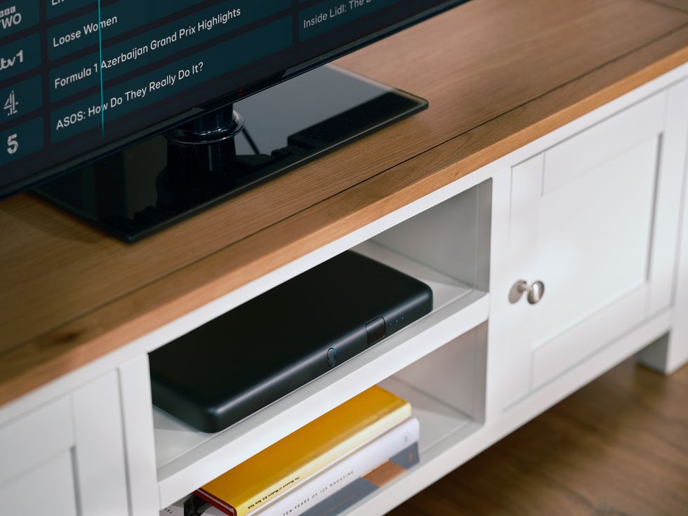 EE TV box place under television