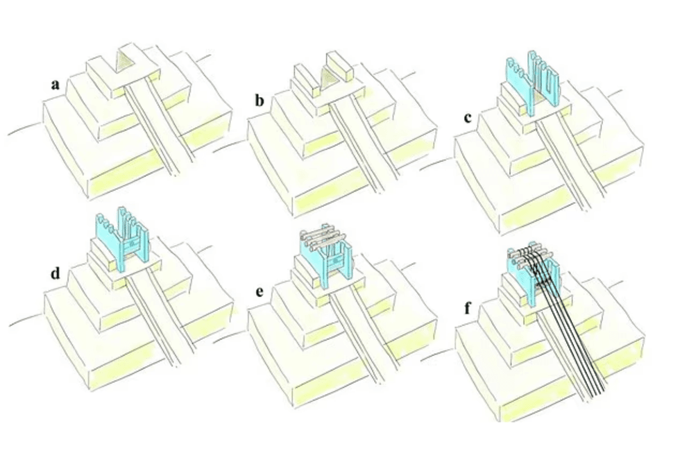 Egyptian pyramid graphic