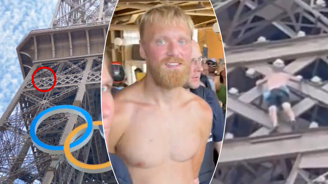 Eiffel tower climber