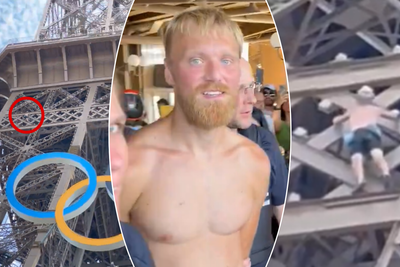 Eiffel tower climber