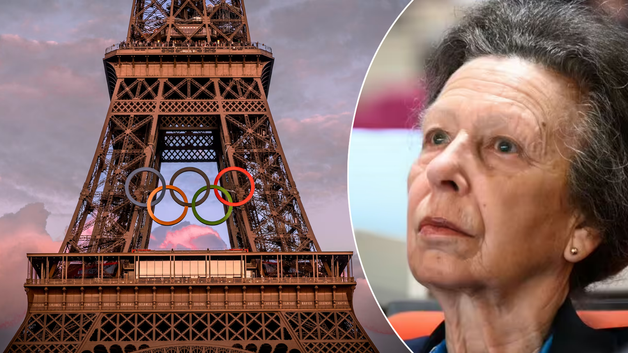 Eiffel Tower/Princess Anne in Paris