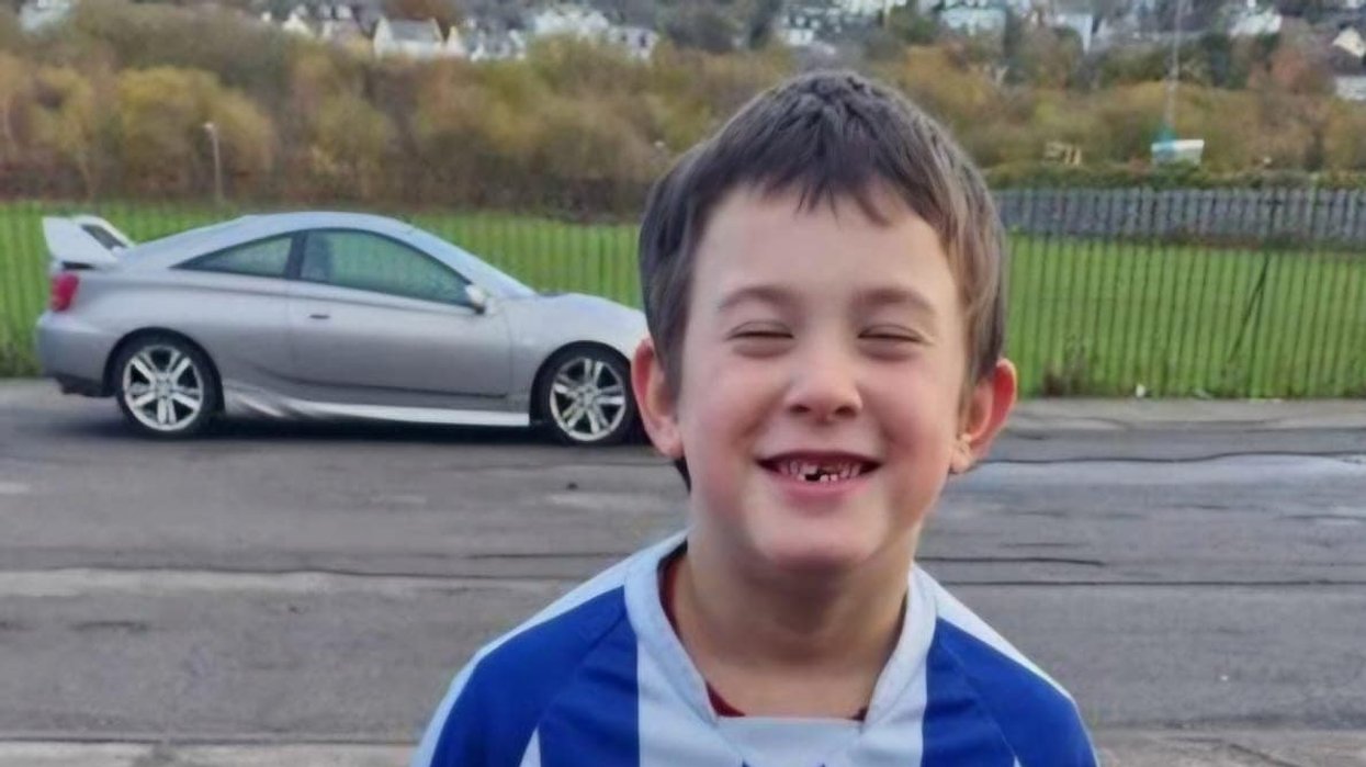 Eight-year-old Jay Cartmell was a youth player for Whitehaven Miners FC in Cumbria