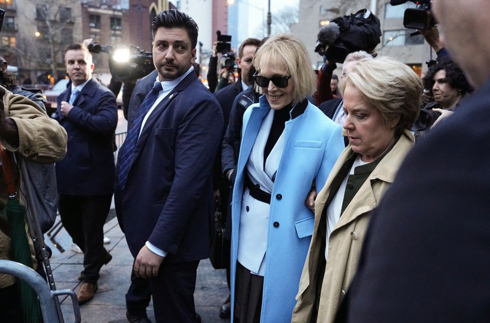 EJ Caroll spotted in New York City ahead of her courtroom appearance