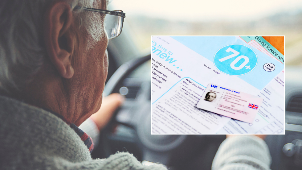 Elderly driver and renewal licence