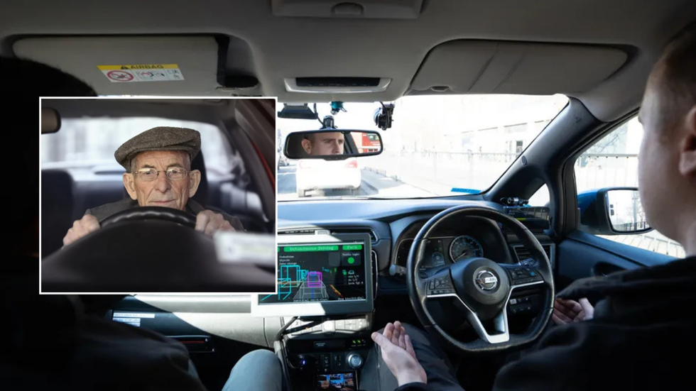 Elderly driver and self-driving car
