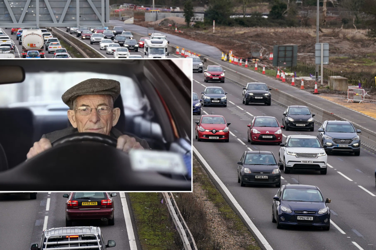 Elderly driver and UK roads