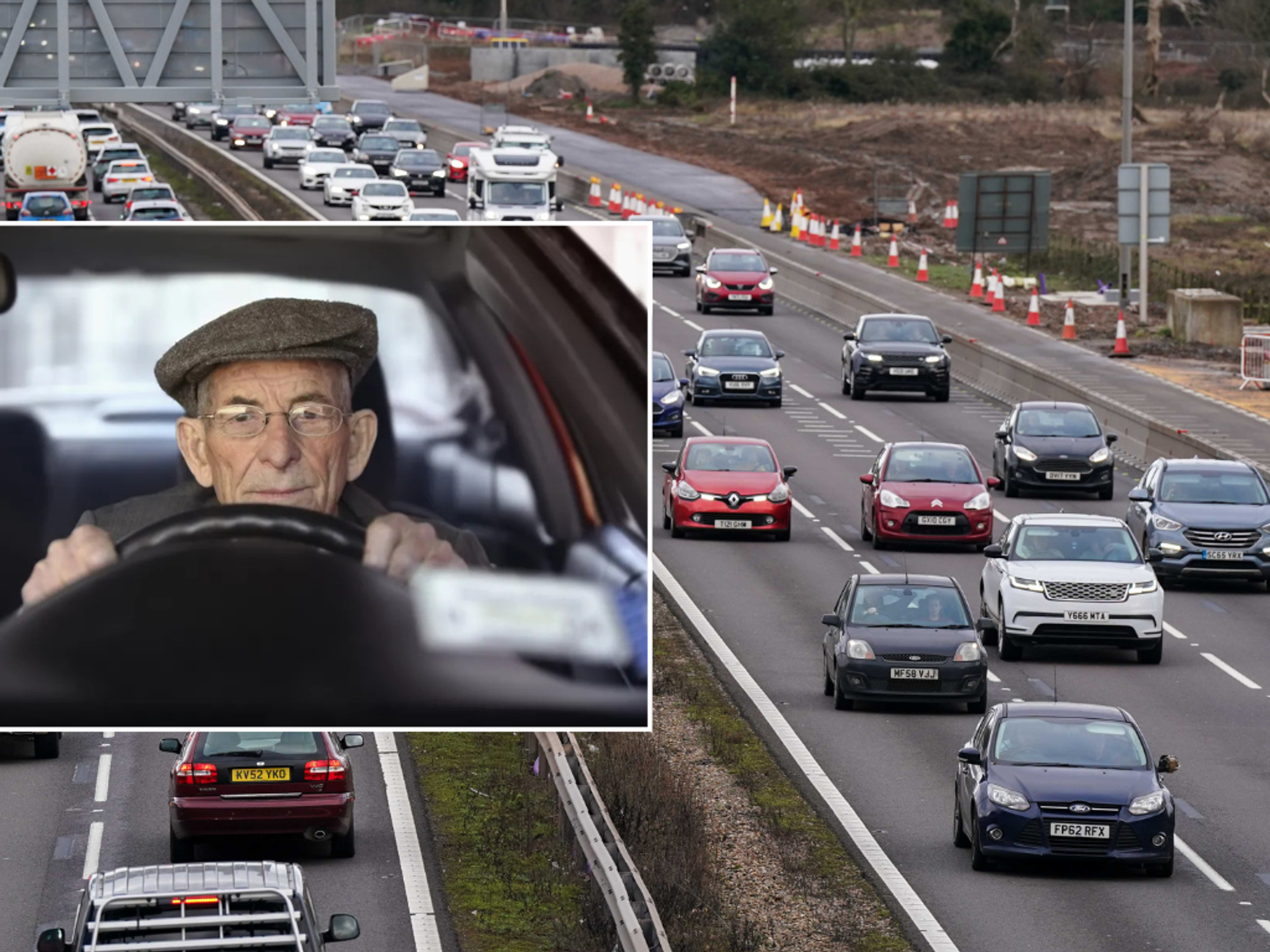Elderly driver and UK roads