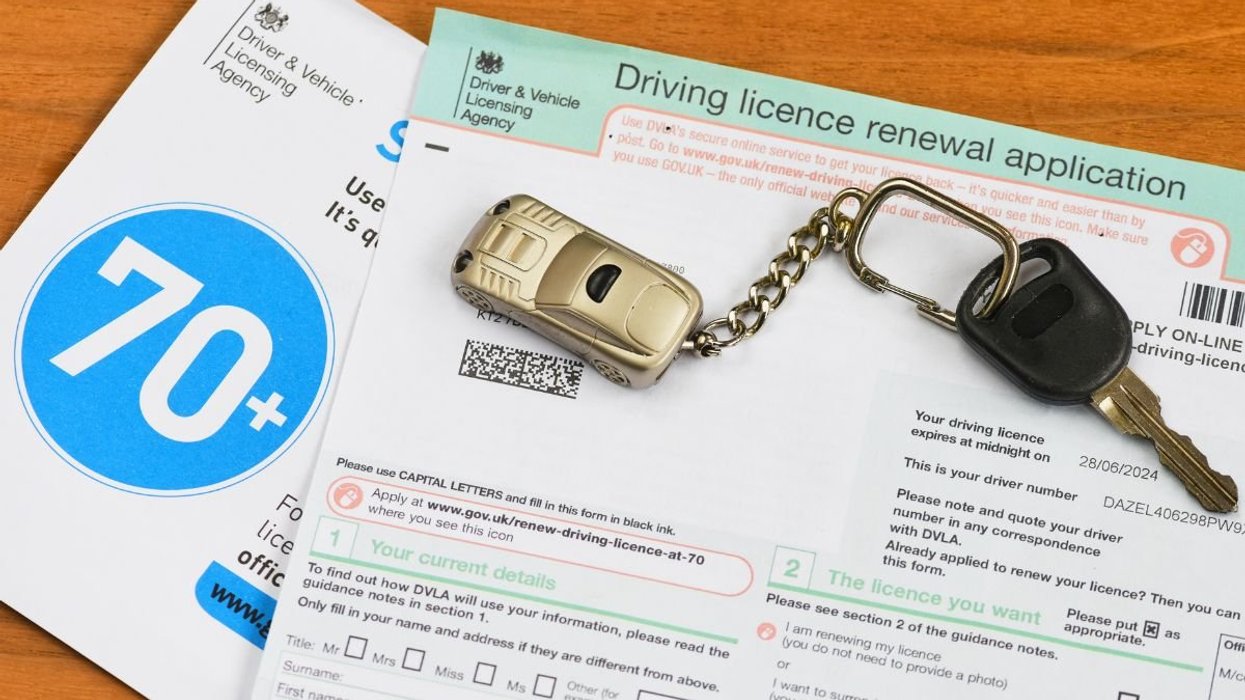 Elderly driver licence application