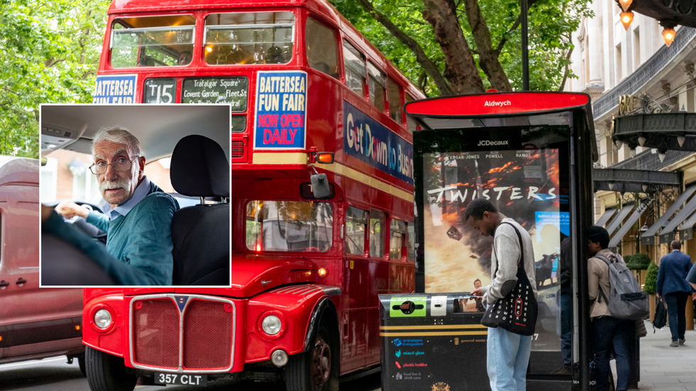Elderly drivers and UK bus stop