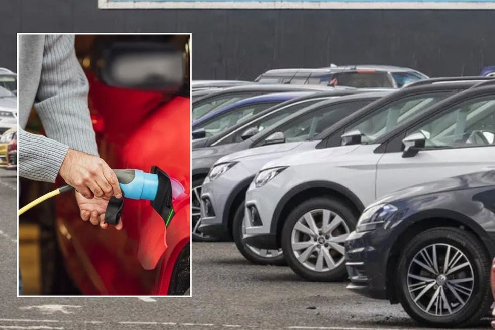 Electric car charger and a car sale