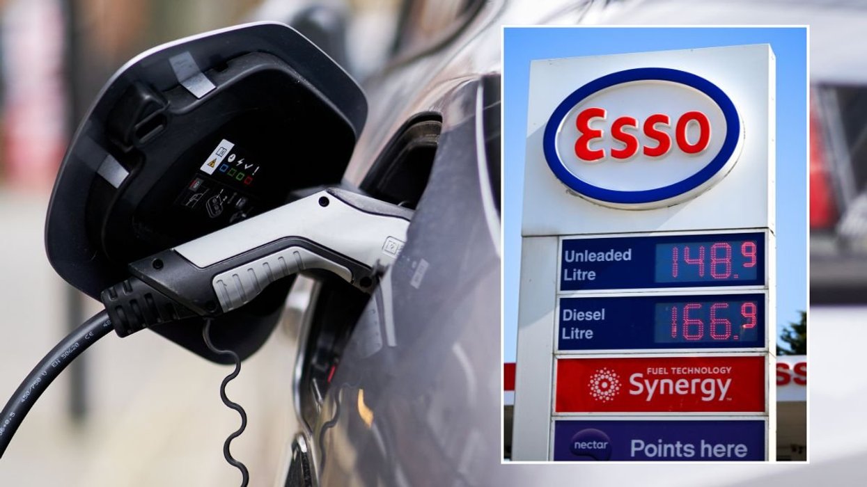 Electric car charger and expensive fuel prices