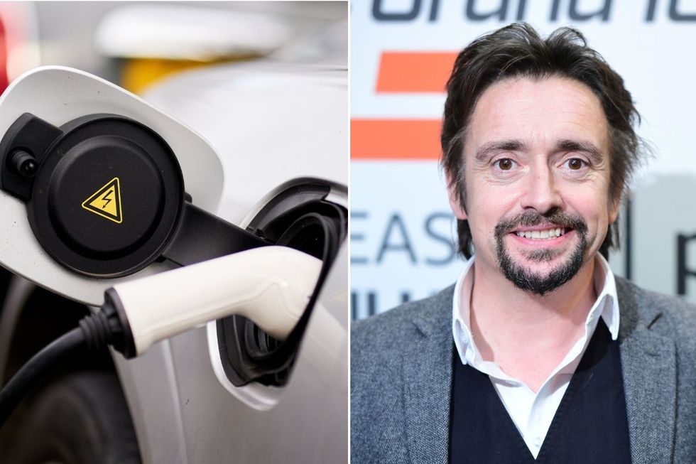 Electric car charger and Richard Hammond