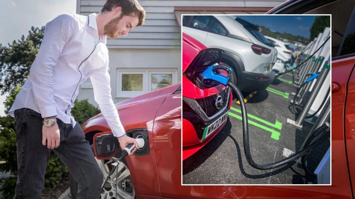 Electric car charging and an EV charger