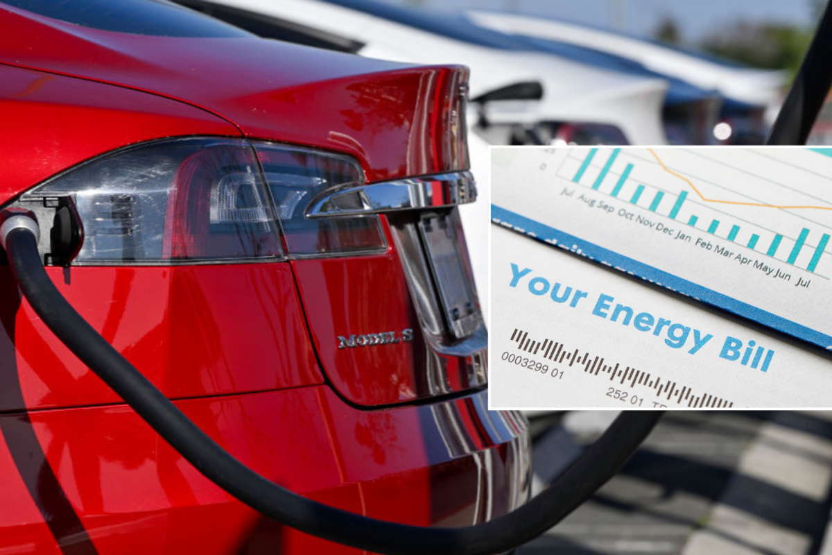 Electric car charging and energy bill