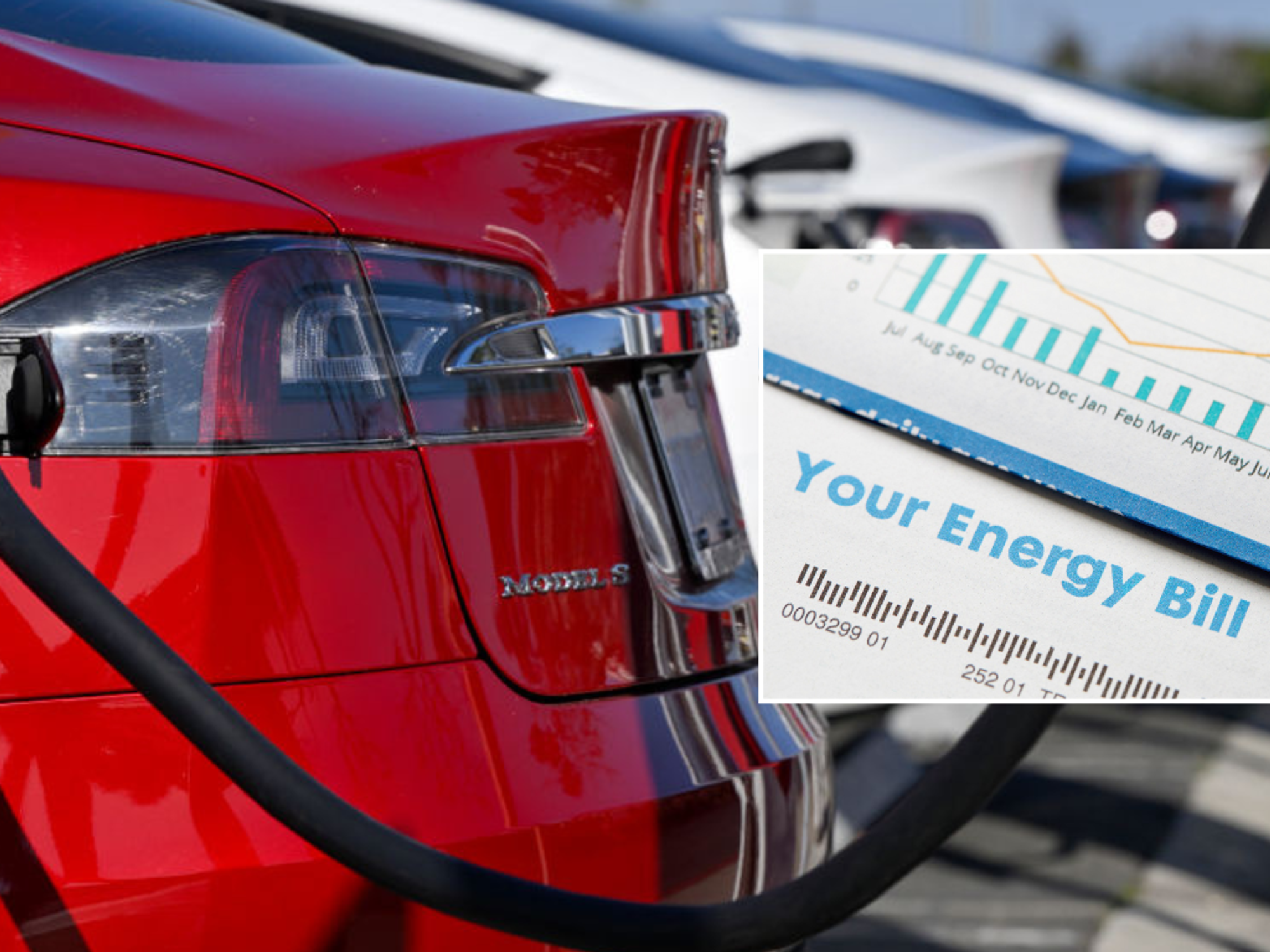 Electric car charging and energy bill