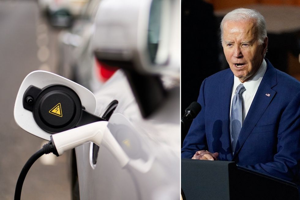 Electric car charging and Joe Biden