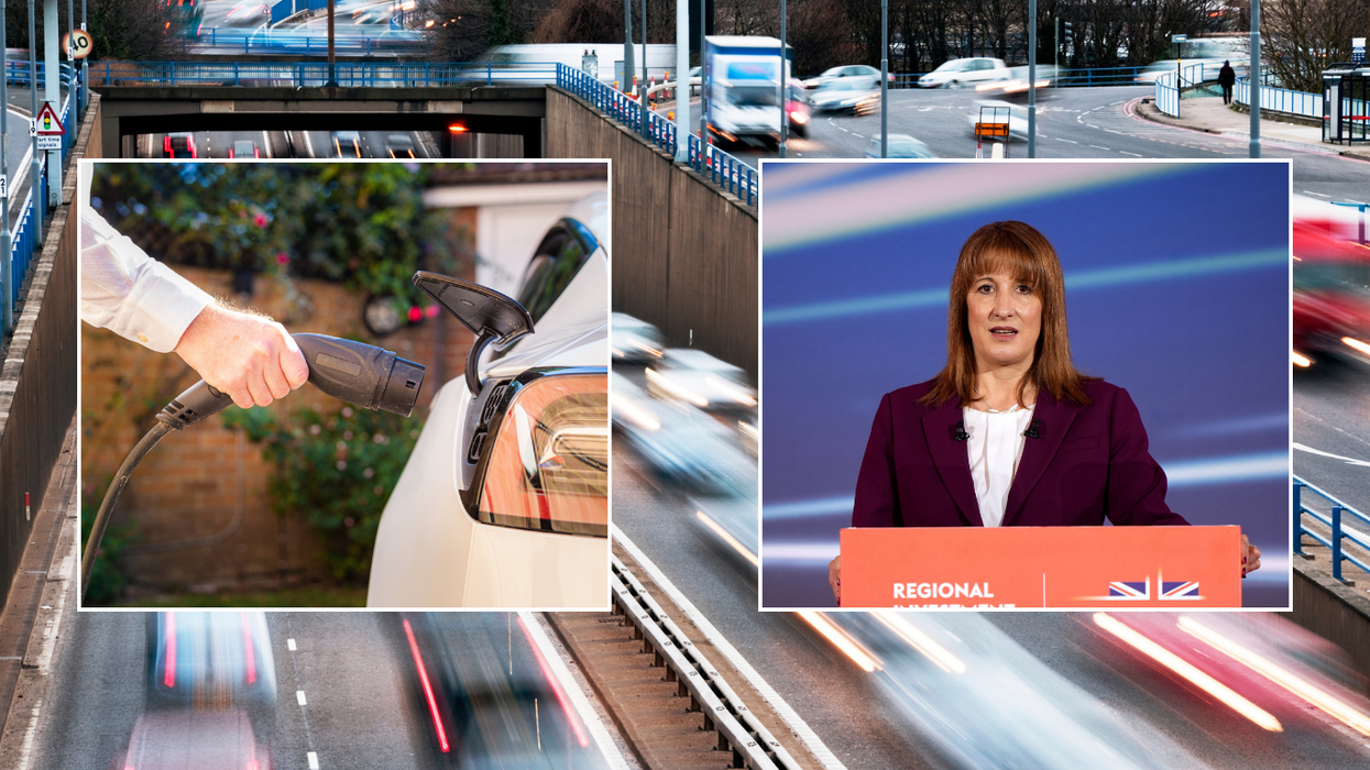 Electric car charging and Rachel Reeves