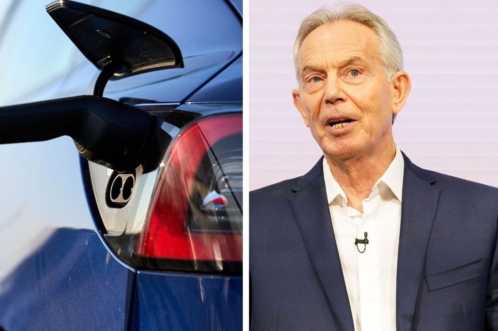 Electric car charging and Tony Blair