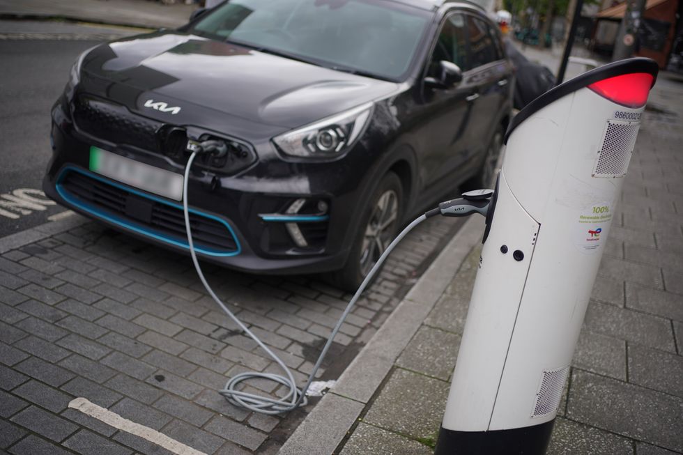 Electric car charging in London