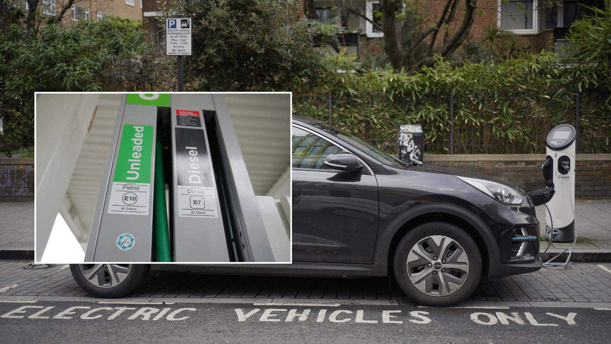 electric car/diesel/petrol