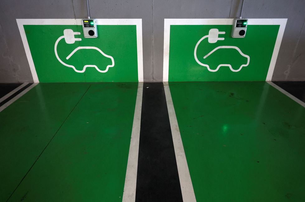 Electric car parking