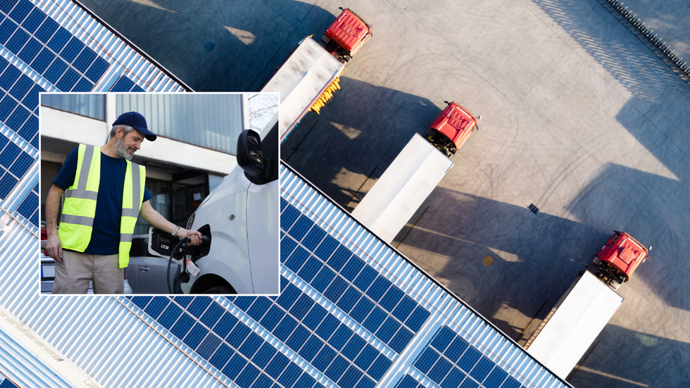 Electric charger and fleet of HGVs