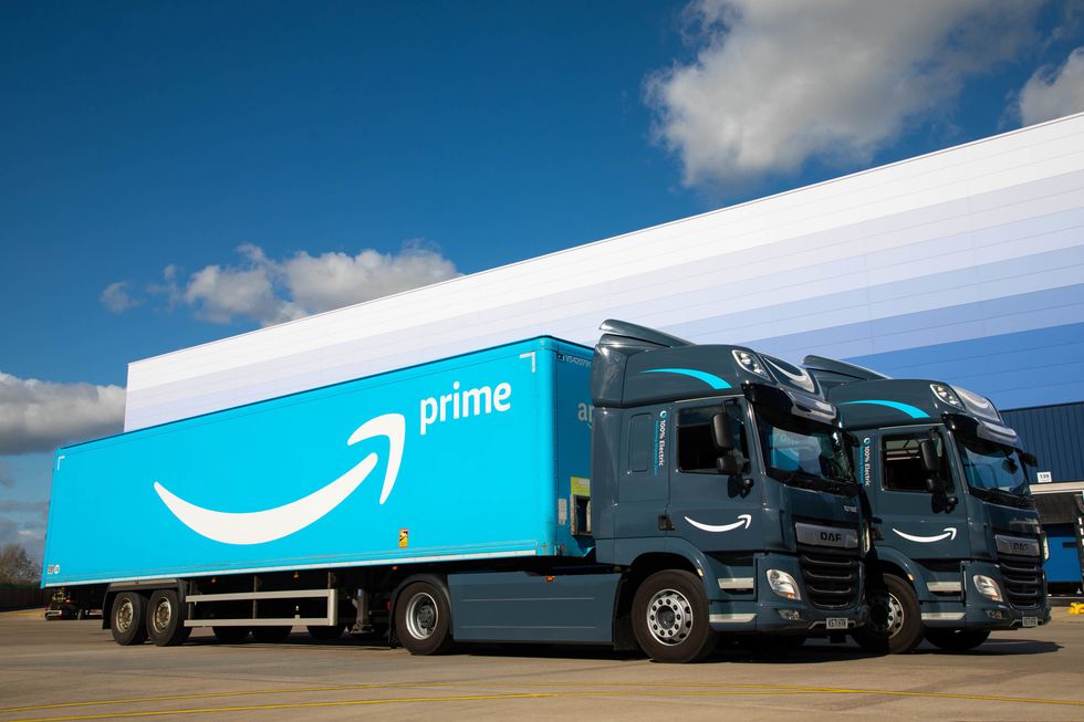 Electric heavy goods vehicles for Amazon