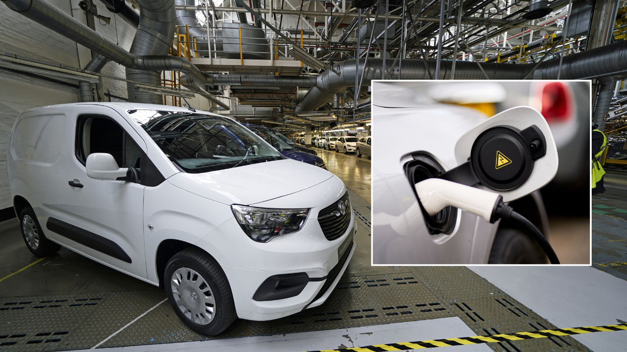 electric van and electric charger