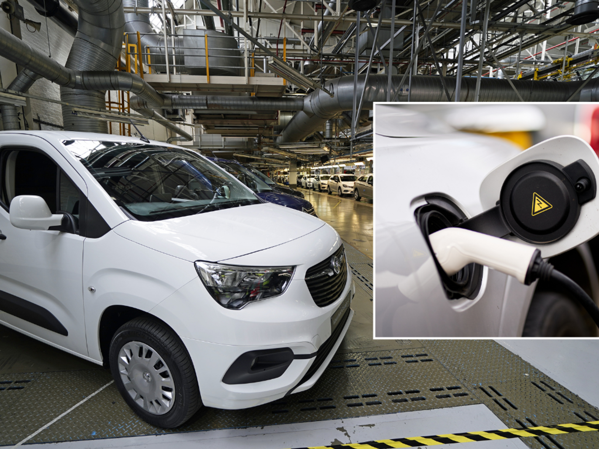 electric van and electric charger