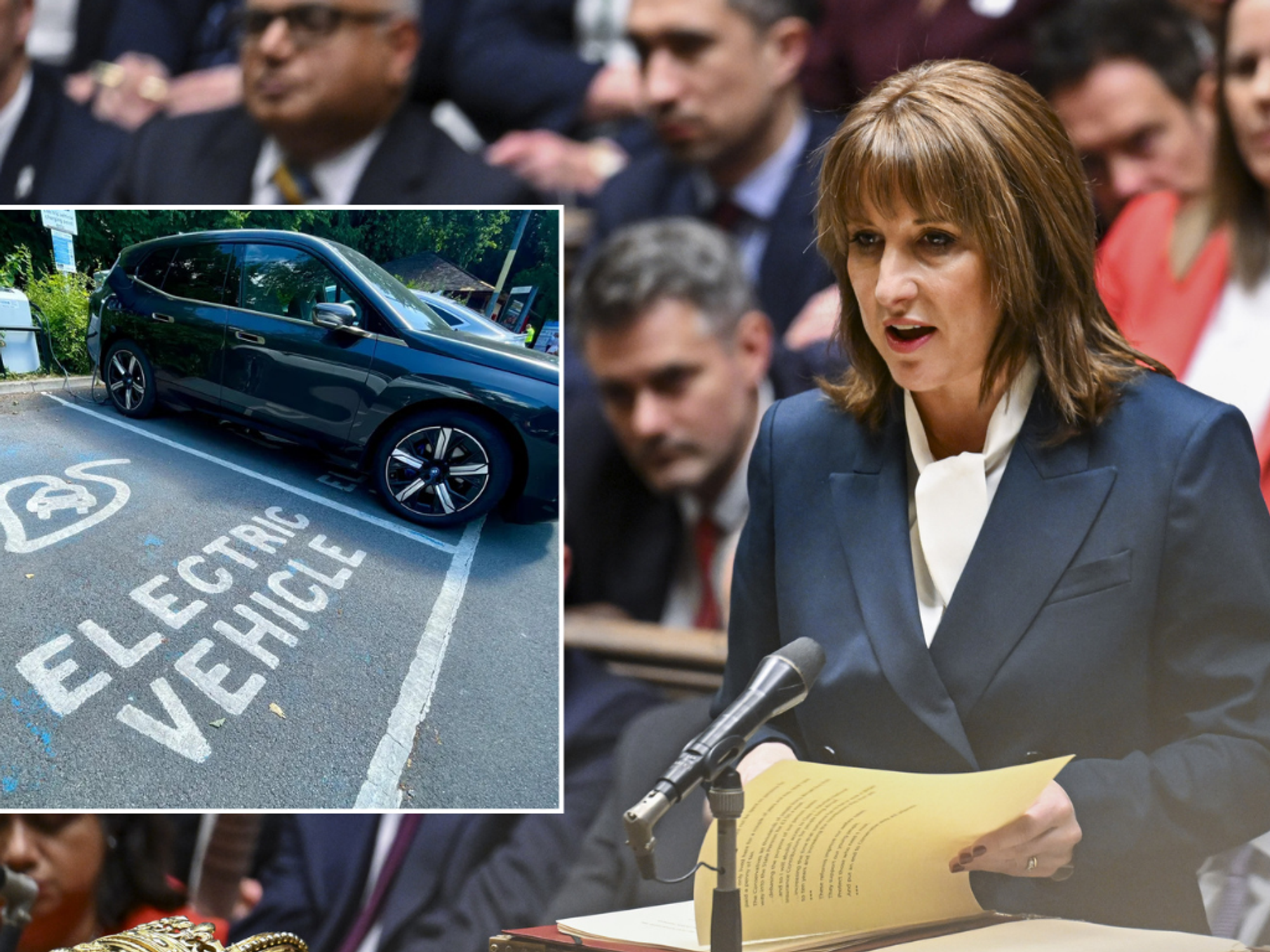 Electric vehicle and Rachel Reeves