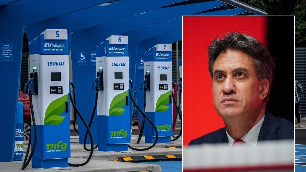 Electric vehicle chargers and Ed Miliband