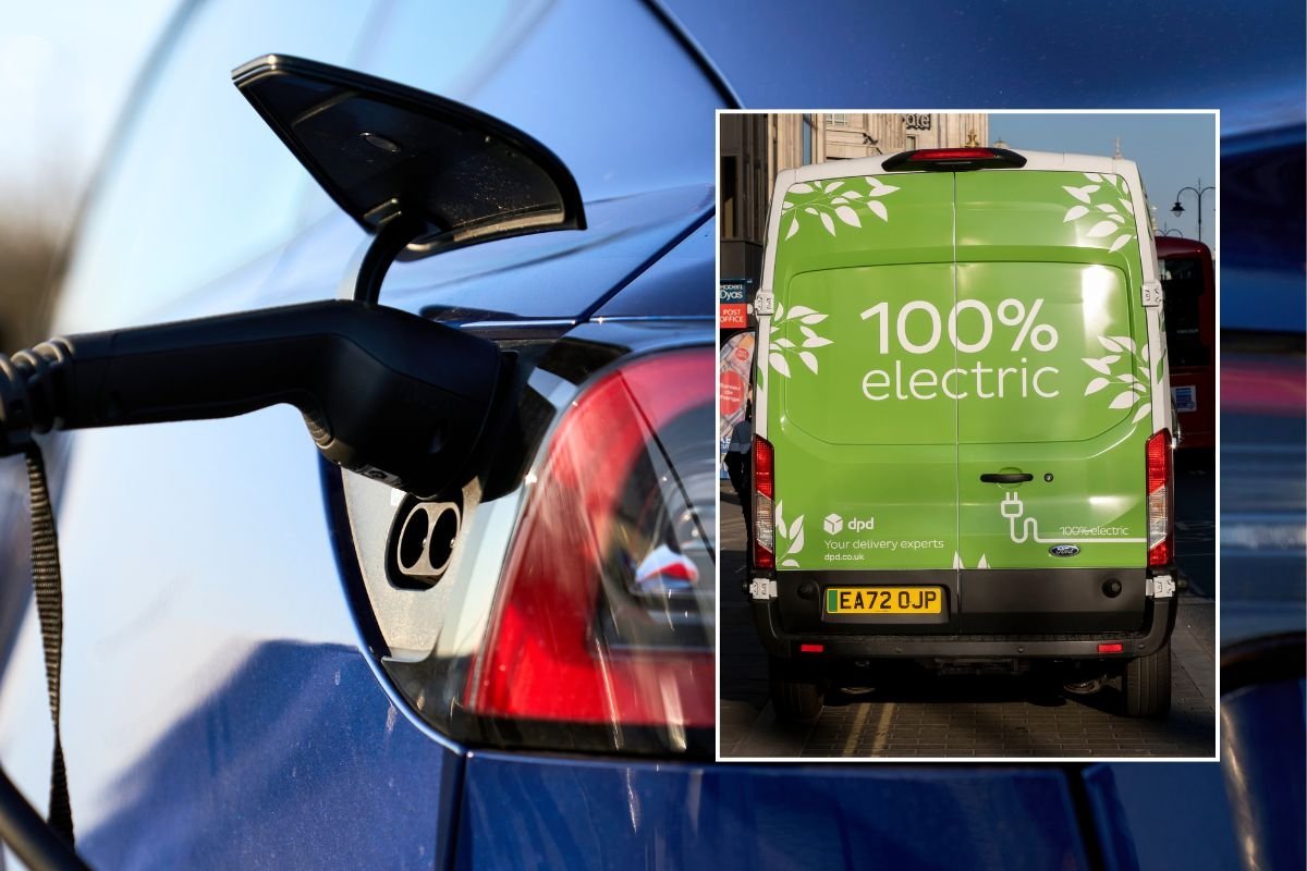 Electric vehicle charging and a zero emission van